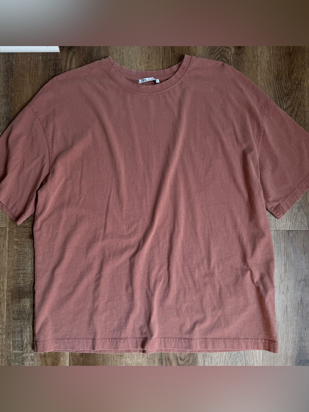 Men’s Zara oversized Brick t-shirt
